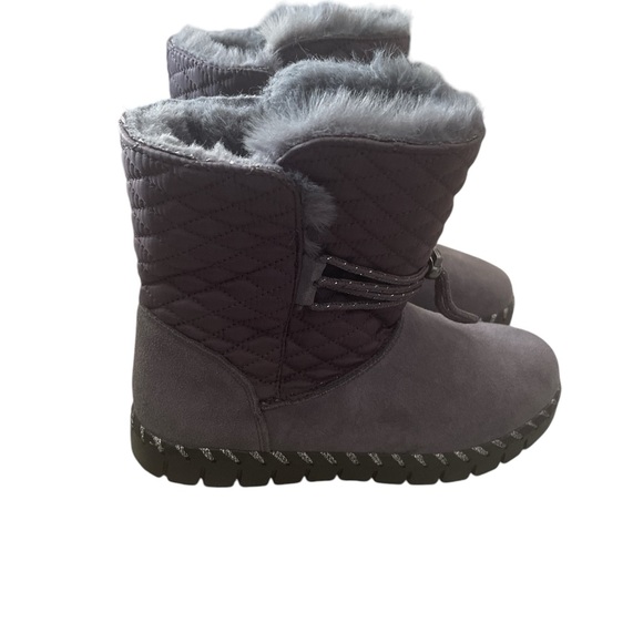 New women MUK LUKS dark gray size 7 boots - Picture 6 of 7